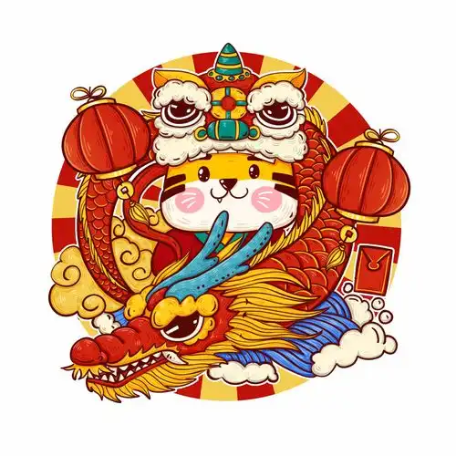 2022虎年元素高清免抠素材png可下载设计素材