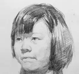 专业指导素描时,怎么做可以让头发看起来不死板不粗糙有质感的秘诀就在这里