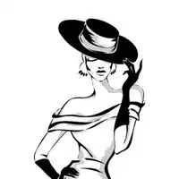 黑白插画图片唯美手绘黑白插画图片