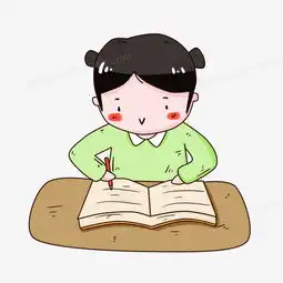 开学季写作业的女孩png图片素材免费下载psd格式熊猫办公
