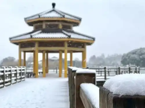 2018这场雪虞山街道,许你大美山水,护你温暖平安