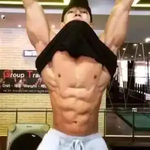 9个动作,专练腹肌,想要搓衣板你就来