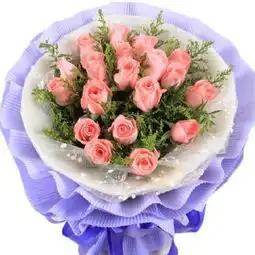 满天星加21朵粉玫瑰什么意思19支红玫瑰加满天星寓意