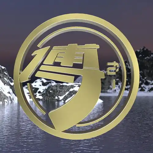 金色三维金属风格姓氏头像第三期,95个总有你的那个,赶紧带走吧