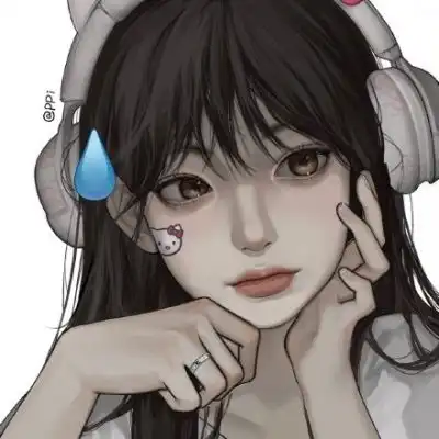 手绘情侣头像