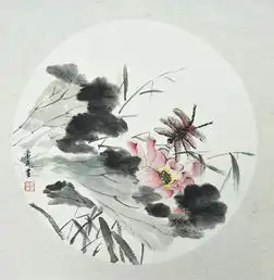 17幅花鸟团扇美到让人心醉菡兰桃竹生雅气,鸟虫蜂蝶爱传情