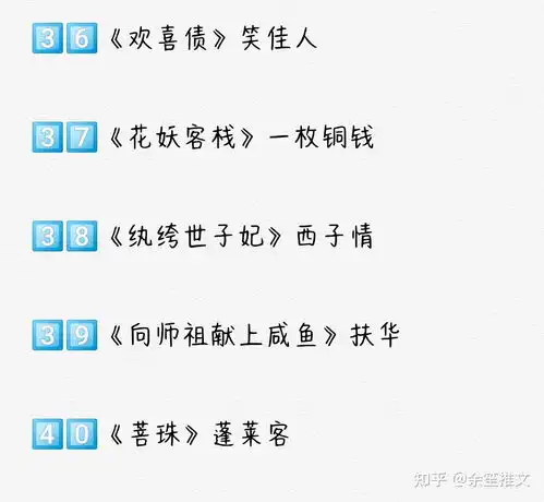 45本精品古言推荐
