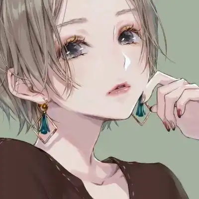 绽放魅力的手绘女生头像,全部是高清的精品