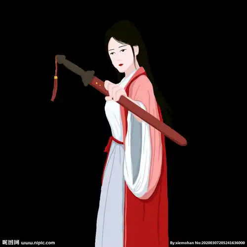 红衣女侠图片
