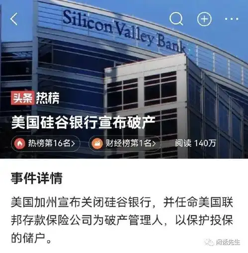 硅谷银行破产了,富人们的钱还能藏到哪里