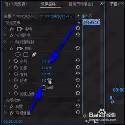premiere如何缩放视频裁剪视频