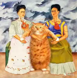ps肥猫乱入世界名画效果惊人红遍全世界让大家都笑崩