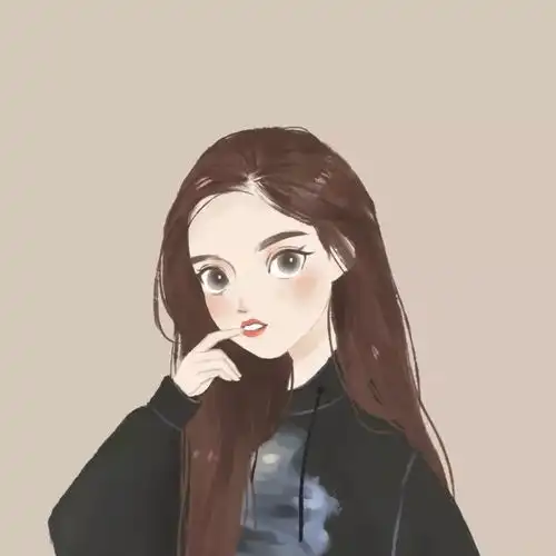 头像女生节可爱插画系列