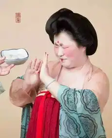 视觉志这个吃汤圆的唐朝胖仕女太太太可爱,你被圈粉了吗