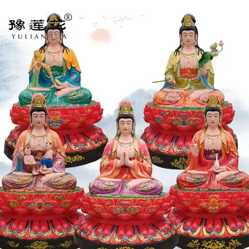 送子娘娘神像负责掌管生儿生女送子观音神像子孙满堂三位娘娘神像