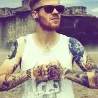 老外霸气冷酷纹身头像微信头像图片大全