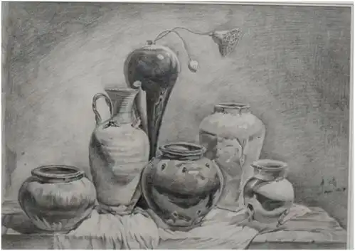 素描公益培训班学员成果汇报展