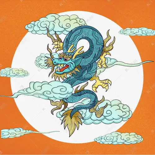 中国装饰青龙苍龙神兽装饰素材图片免费下载千库网