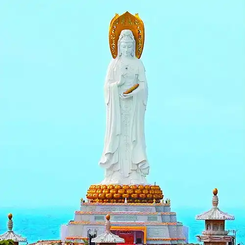 海南富商张晖花8亿建108米海上观音像,却在4年后意外死在水中