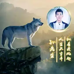 霸气狼图姓氏微信头像,喜欢狼的赶紧带走了