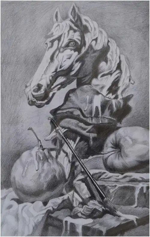 素描公益培训班学员成果汇报展