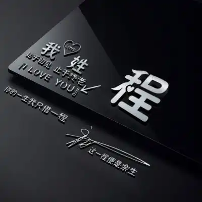 高端精品姓氏头像,你的一生我只借一程
