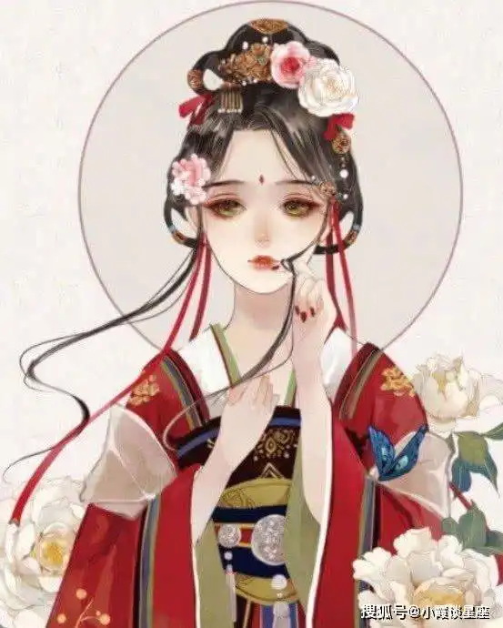 心理测试4个古风女子,哪个最善良测你内心有邪恶的一面吗