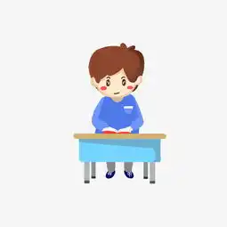 努力看书的男孩卡通图片素材其他格式下载动漫人物大全