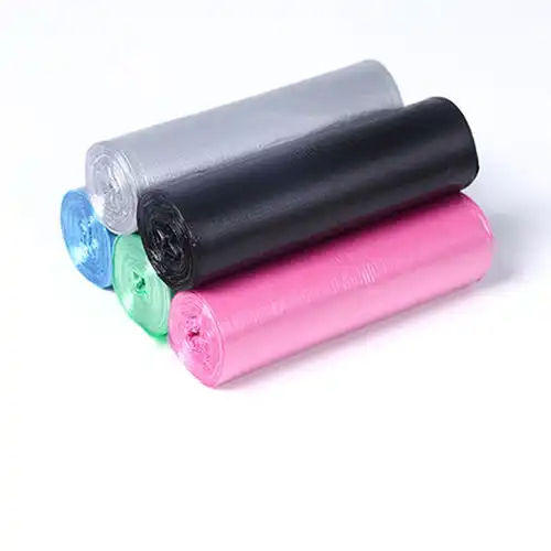 垃圾袋家用连卷加厚一次性批发黑色平口拉圾塑料袋酒店透明垃圾袋