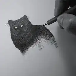 铲屎官是个灵魂画师本以为是青铜看见猫照片后却竖起大拇指