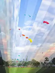 新加坡艺术家拼接图像展飞逝时光