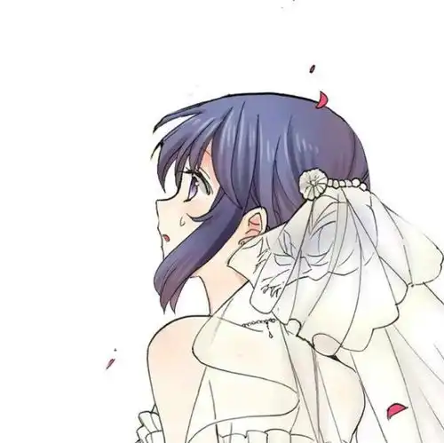 有没有朋友有穿婚纱的动漫情侣头像要一左一右