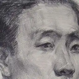 江苏溧阳三中老师,贺智,素描头像优秀作品2015091903