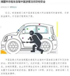 中国游客在意自驾车窗被砸行李被盗使馆发提醒