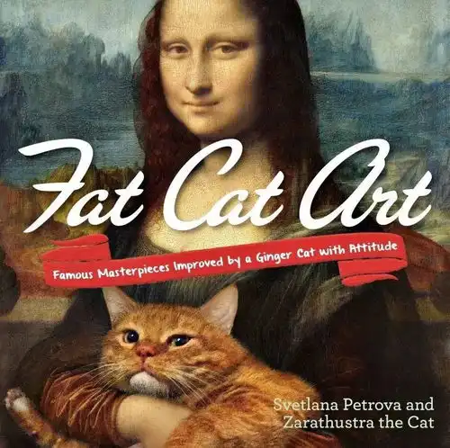 当橘猫闯入世界名画,简直不要太可爱
