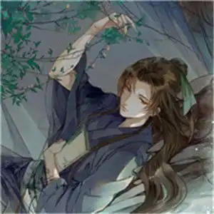 手绘唯美古风淡雅男子头像,美得让人窒息的眼眸