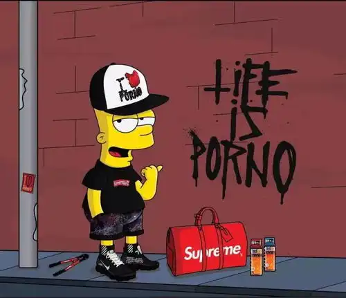 sneakerhead辛普森这个当头像简直碉堡了
