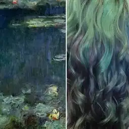 什么叫疯狂的染发狂魔把世界名画都染在了头发上