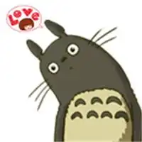 抱着龙猫的情侣头像微信头像图片大全