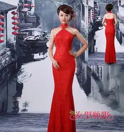 适合鱼尾旗袍的发型女士鱼尾旗袍发型发型师姐