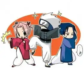 火影忍者鸣人卡卡西小樱佐助我爱罗的q版图片要能放在空间里的