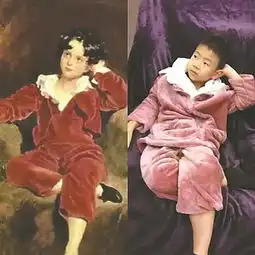 杭州小学生模仿世界名画网络走红