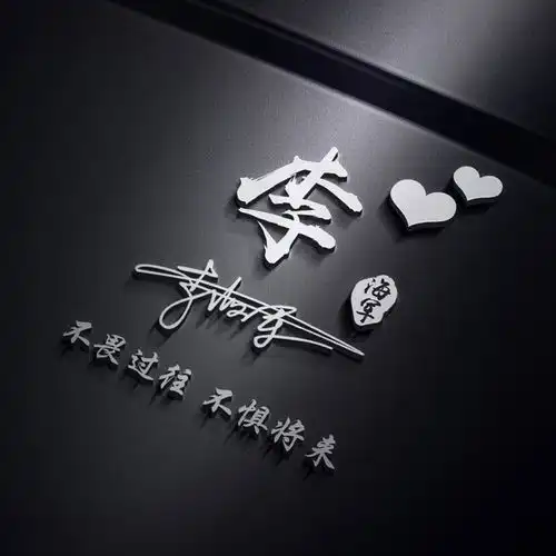 你的微信头像我承包了,三十多张连笔艺术签名头像,不要错过