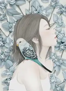 梦幻韩风插画,相见恨晚