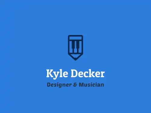 黑白琴键logo设计作品欣赏