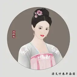 大唐荣耀沈珍珠古装仕女图