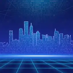 科技数字金融深蓝高光大楼网格海报画册背景图片免费下载广告背景psd千库网图片编号4940780