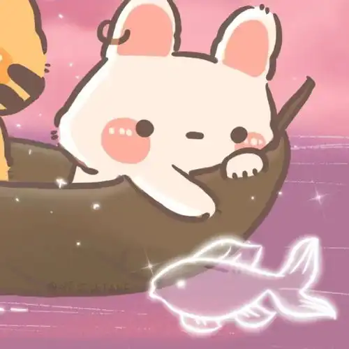 情侣头像粉色系一男一女可爱动漫cp情头一对