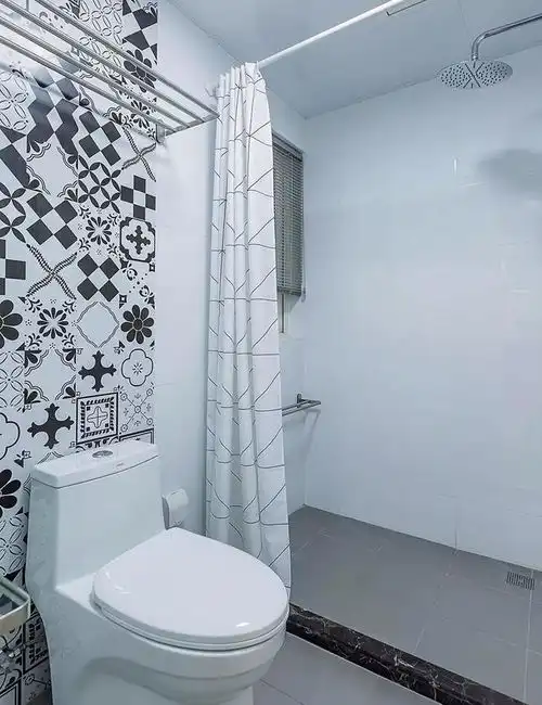 90㎡简约北欧,蓝色空间简约家具,营造文艺惬意的气质
