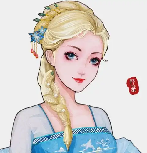 冰雪女王穿上旗袍后有多美国人画师告诉你风姿绰约,尽显妖娆